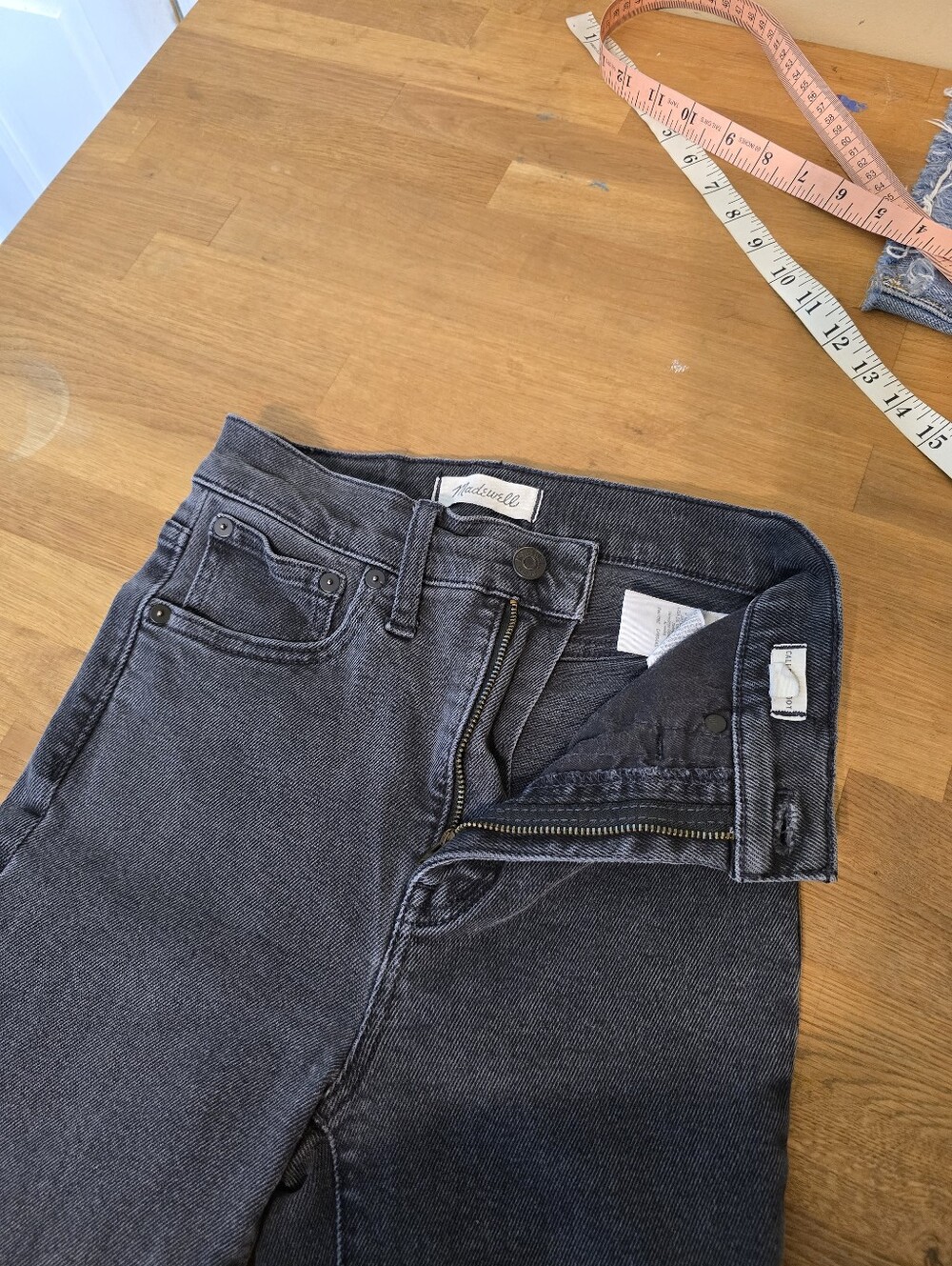 Madewell Cali Demi-Boot Jean In Bayland Wash Raw-Hem Edition 24 NG353 - Picture 9 of 11